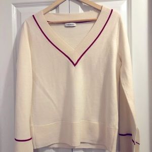 Club Monaco white sweater